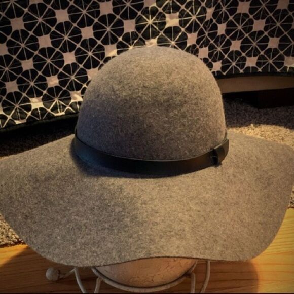 ✨HP✨H&M gray wool floppy wide brim hat✨ - Picture 7 of 12